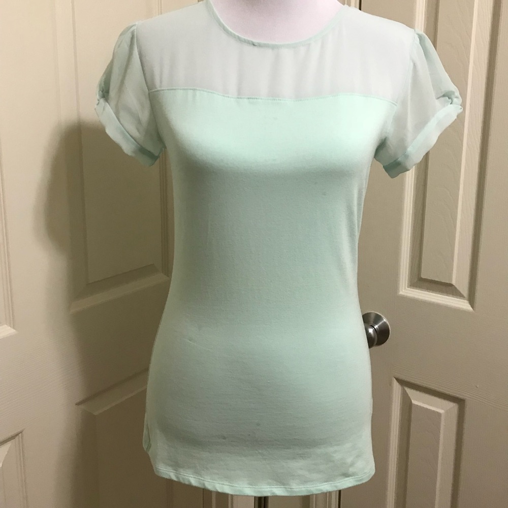 EXPRESS Mint Green Top